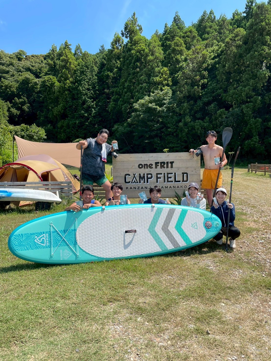 浜名湖でのSUP体験とデイキャンプイベント